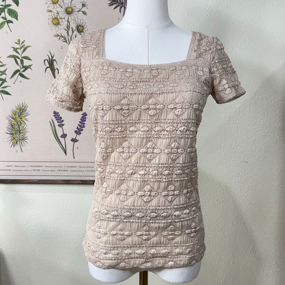 90s Y2k Lace Mesh Top Fairy Grunge Forest Whimsigoth Coastal Cowgirl Dolly XS S